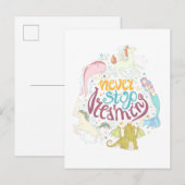 決して夢ストップを見ない ポストカード (正面/裏面)