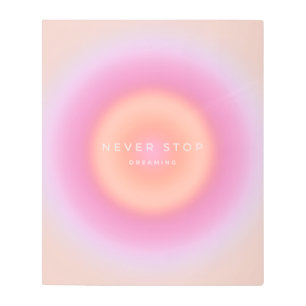 決して夢ストップを見ない メタルプリント