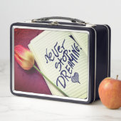 決して夢ストップを見ない メタルランチボックス (インサイチュ)