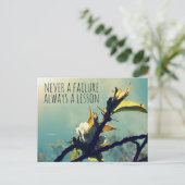 決して失敗することは常に教訓である ポストカード (スタンド正面)