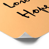 決して希望を失わない。 ポスター (角)