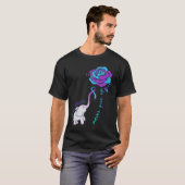 決して幸せな自殺与え認識度のサポートGrp Tシャツ (正面フル)