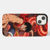 決して後ろを向かない戦士 iPhoneケース (裏面横)
