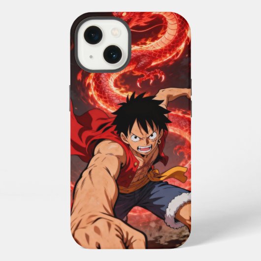 決して後ろを向かない戦士 iPhoneケース (裏面)