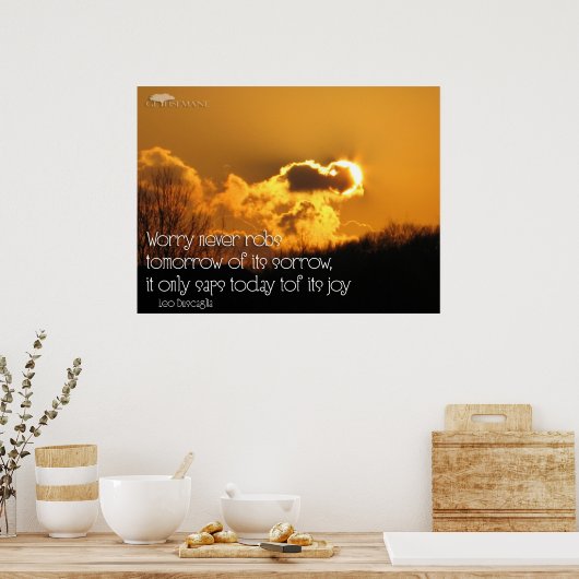 決して心配しない ポスター (キッチン)