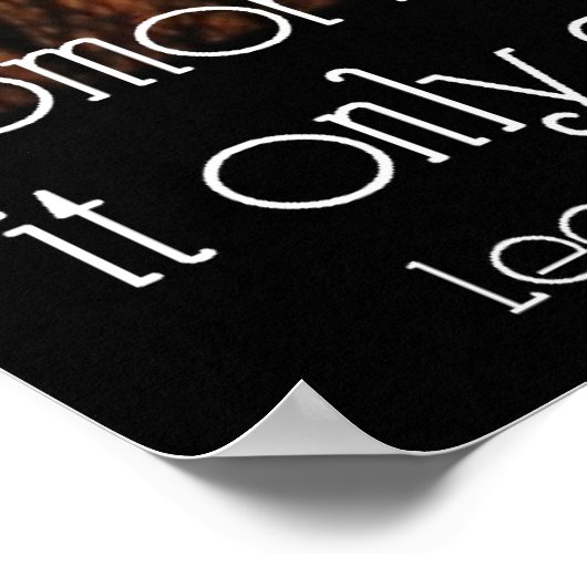 決して心配しない ポスター (角)