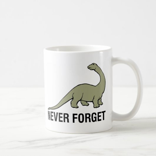 決して忘れないで下さい コーヒーマグカップ (右)