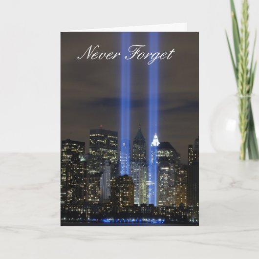 決して忘れないで下さい サンキューカード (正面)