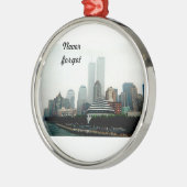 決して忘れないで下さい メタルオーナメント (左)