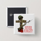 決して忘れないで下さい 缶バッジ (正面&裏面)