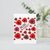 決して忘れないで、ポピー ポストカード (スタンド正面)