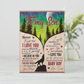 決して忘れないで、愛しているよ - オオカミパパから息子へ シーズンカード (スタンド正面)