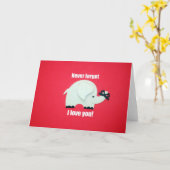 決して忘れないで、愛してる！ カード (黄色い花)