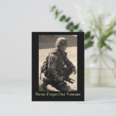 決して忘れないで　私たちの退役軍人たち ポストカード (スタンド正面)