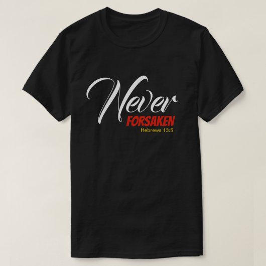 決して忘れないヘブルのクリスチャン聖なる書物、 経典 Tシャツ (デザイン正面)