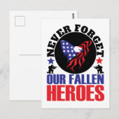 決して忘れない　私たちの英雄たち ポストカード (正面/裏面)