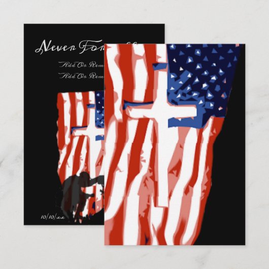 決して忘れられない (C) 招待状 (正面/裏面)