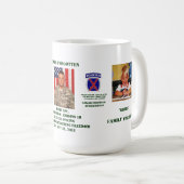 決して忘れられる コーヒーマグカップ (正面右)
