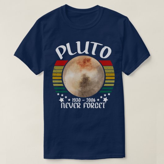 決して忘れ冥王 Tシャツ (デザイン正面)