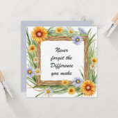 決して忘れ違いを作らないフローラ カード (正面/裏面インサイチュ)