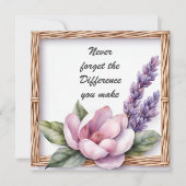 決して忘れ違いを作らないフローラ カード (正面)