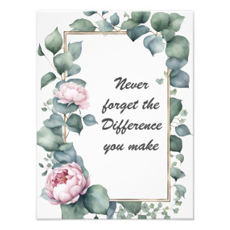 決して忘れ違いを作らないフローラ フォトプリント