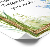 決して忘れ違いを作らないフローラ ポスター (角)