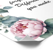 決して忘れ違いを作らないフローラ ポスター (角)