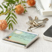 決して急いで一日を過ごす キーホルダー (側面)