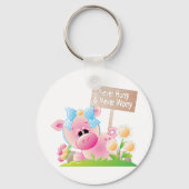 決して急いで心配しない キーホルダー (裏面)