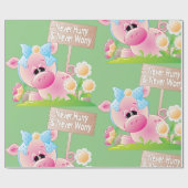 決して急いで心配しない ラッピングペーパー (フラット)