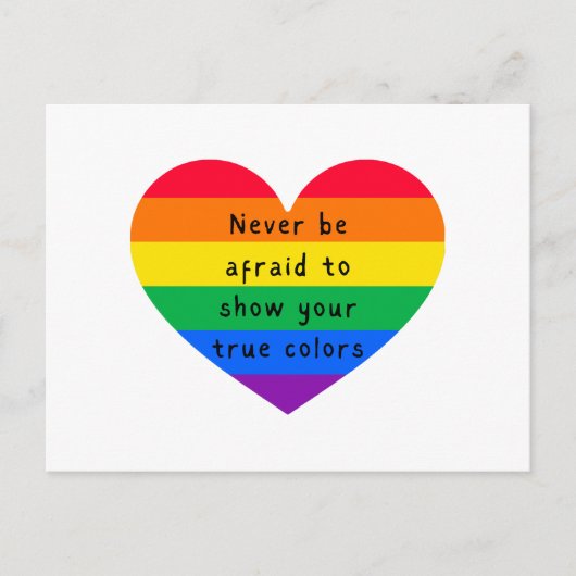 決して恐れない シーズンポストカード (正面)