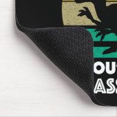 決して恐竜と戦わない – ジュラ蹴られてしまう マウスパッド (コーナー)