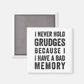決して恨みを持たない貧しい記憶おもしろい マグネット (正面/裏面)