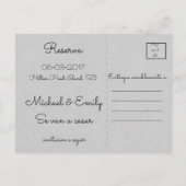 決して愛Fails~Spanish~Weddingの保存Date~Script 案内ポストカード (裏面)