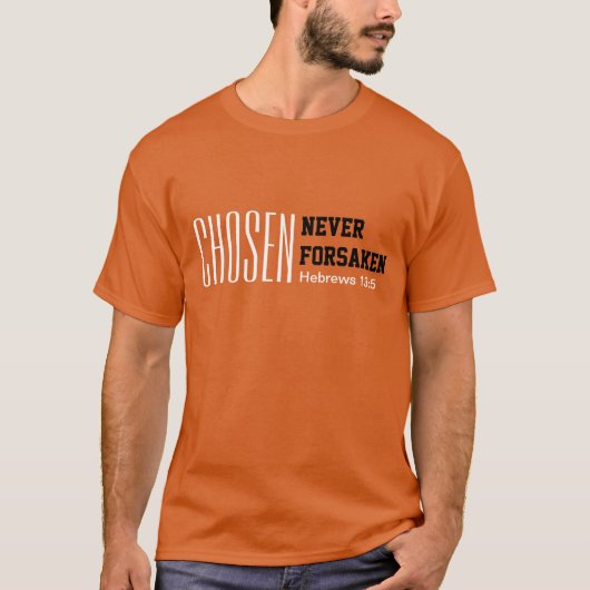 決して捨てられないクリスチャン感動的ス人 Tシャツ (正面)