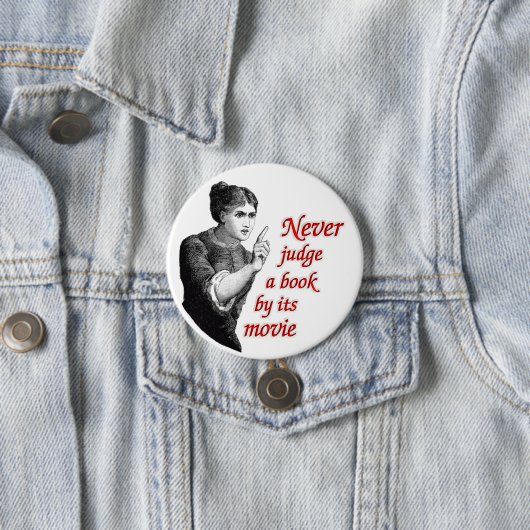 決して映画によって本を判断しないで下さい 缶バッジ (インサイチュ)