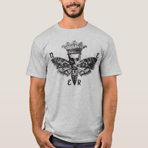 決して死の頭部のロゴのTシャツ Tシャツ