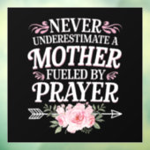 決して母親を過小評価しない祈りの言葉 ウィンドウサイン (シート3)