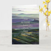 決して毎日起こるために信じることを/奇跡止めないで下さい カード (黄色い花)