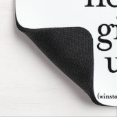 決して決して決してあきらめないで下さい マウスパッド (コーナー)