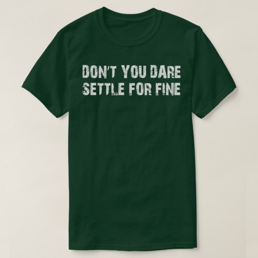 決して決めちゃ素晴らしだめよ Tシャツ (デザイン正面)