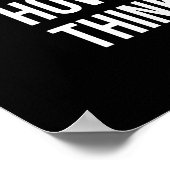 決して満足しない – ジム、ハッスル、成功 ポスター (角)