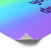 決して登らない、夢を追いなさい。 ポスター (角)