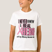 決して知っていませんでした実質の英雄のお母さん(乳癌)を Tシャツ (正面)