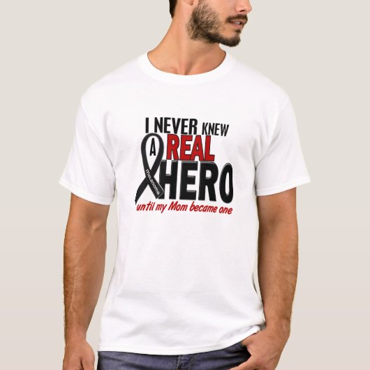 決して知っていませんでした実質の英雄2 (メラノーマ)を Tシャツ (正面)