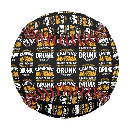 決して私からキャンプアドバイスを取らないDr. 野球ボール (裏面)