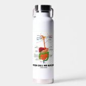 決して私を気味悪い消化器系ユーモアと呼ばない ウォーターボトル (正面)