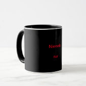 決して紅茶ではなくコーヒーのマグカップ マグカップ (正面左)