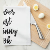 決して細い調理師の台所タオルを信頼しないで下さい キッチンタオル (四つ折り)